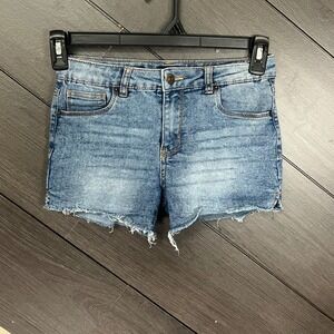 Hudson Kids Mid Rise Cutoff Denim‎ Shorts Size 14 Blue Jean EUC